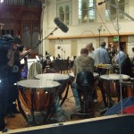 Chris chats to the LSO Percussionist before the Lexus session at AIR Studios