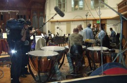 Chris and the LSO Percussionist