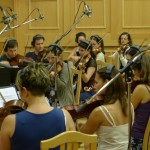 The Budapest Studio Orchestra during the Revealing Beauty sessions.