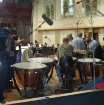 Chris and the LSO Percussionist