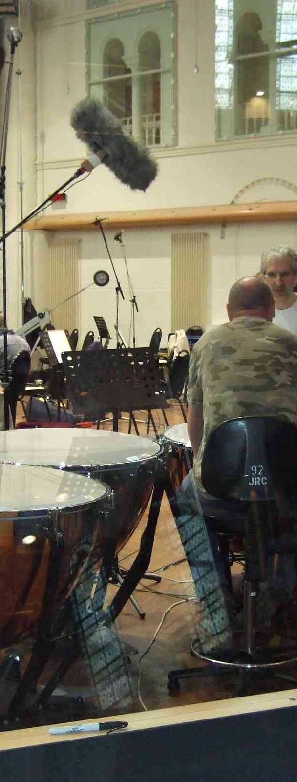 Chris and the LSO Percussionist