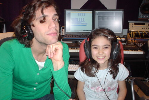 Pop Star Mika with Chris’s daughter Lisa